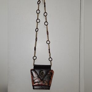 Vintage Mary Frances Mini Crossbody Clutch Handbag Magnetic Snap Closure